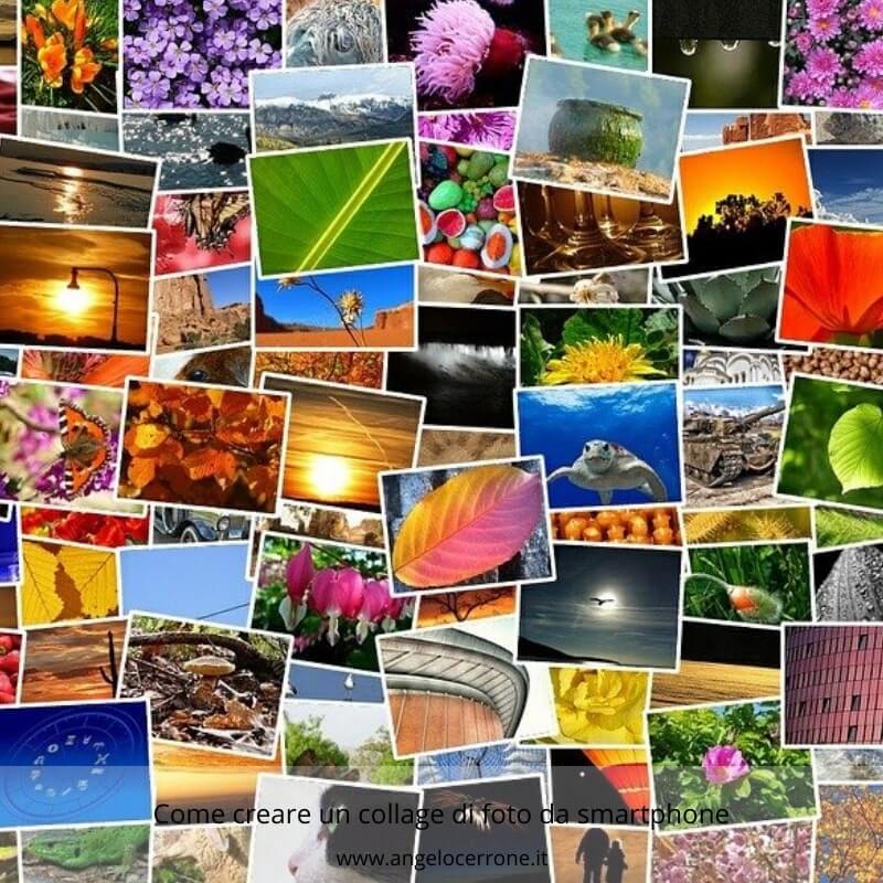 creare un collage di foto da smartphone